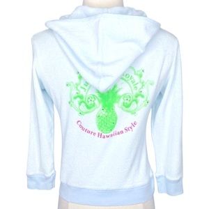 Vintage Juicy Couture Hawaiian Style Track Jacket & Pink PJ Set